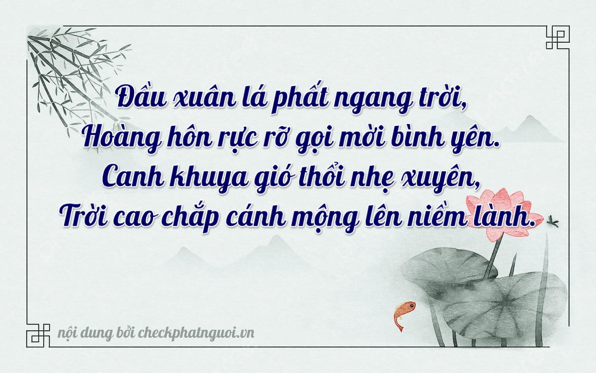 Bài thơ ý nghĩa cho <b>biển số 37AG-06002</b> tại website checkphatnguoi.vn