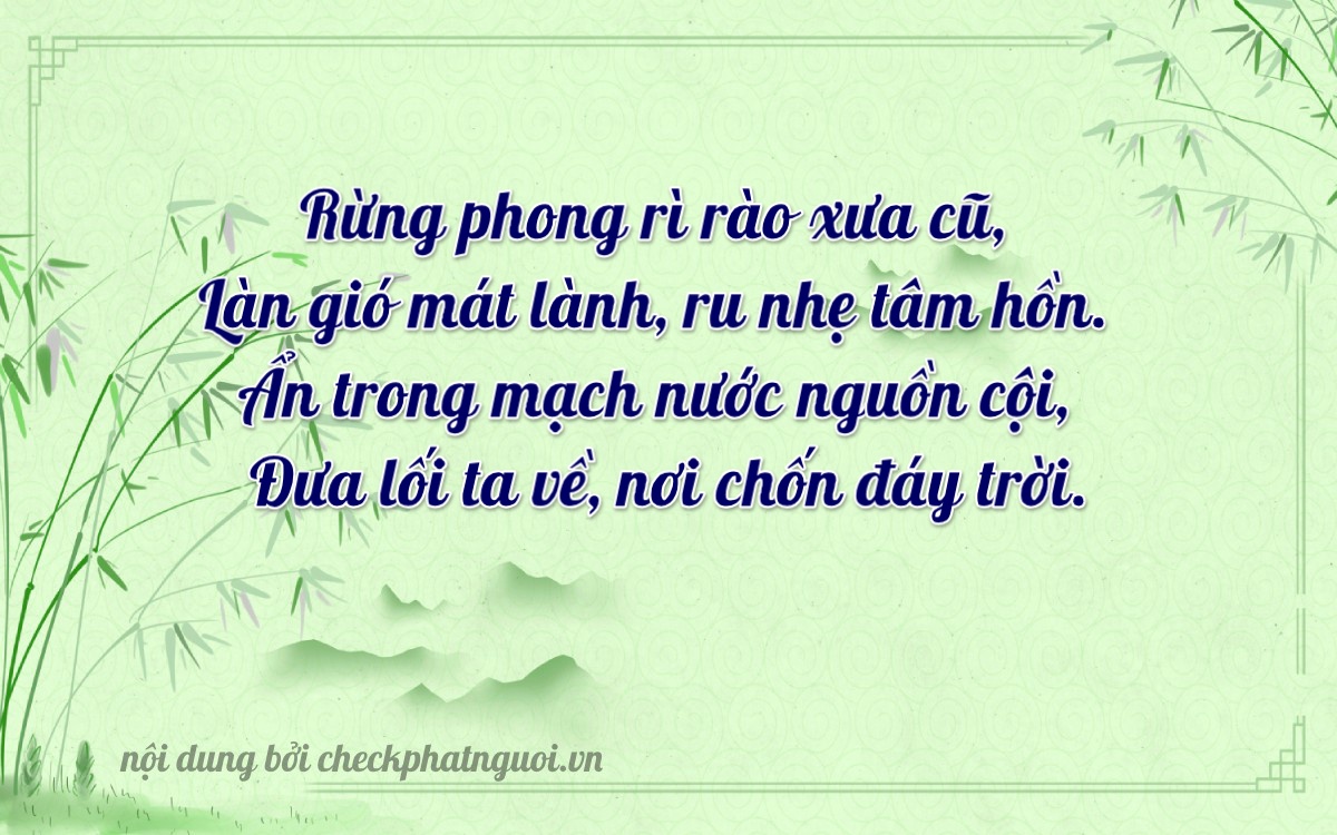 Bài thơ ý nghĩa cho <b>biển số 37AH-00928</b> tại website checkphatnguoi.vn