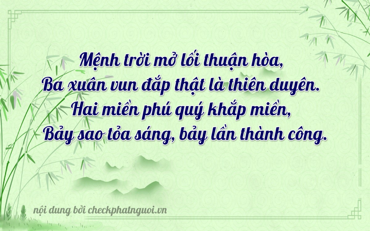 Bài thơ ý nghĩa cho <b>biển số 37AH-03277</b> tại website checkphatnguoi.vn
