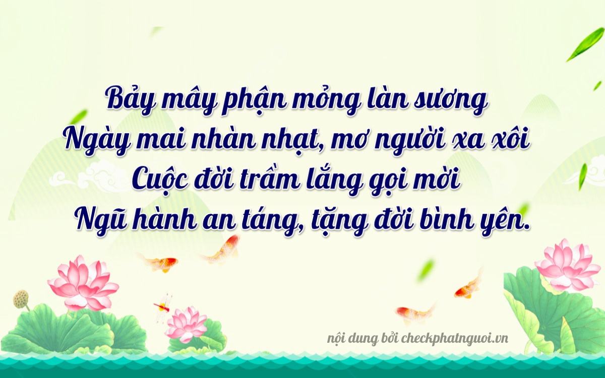 Bài thơ ý nghĩa cho <b>biển số 37B-07905</b> tại website checkphatnguoi.vn