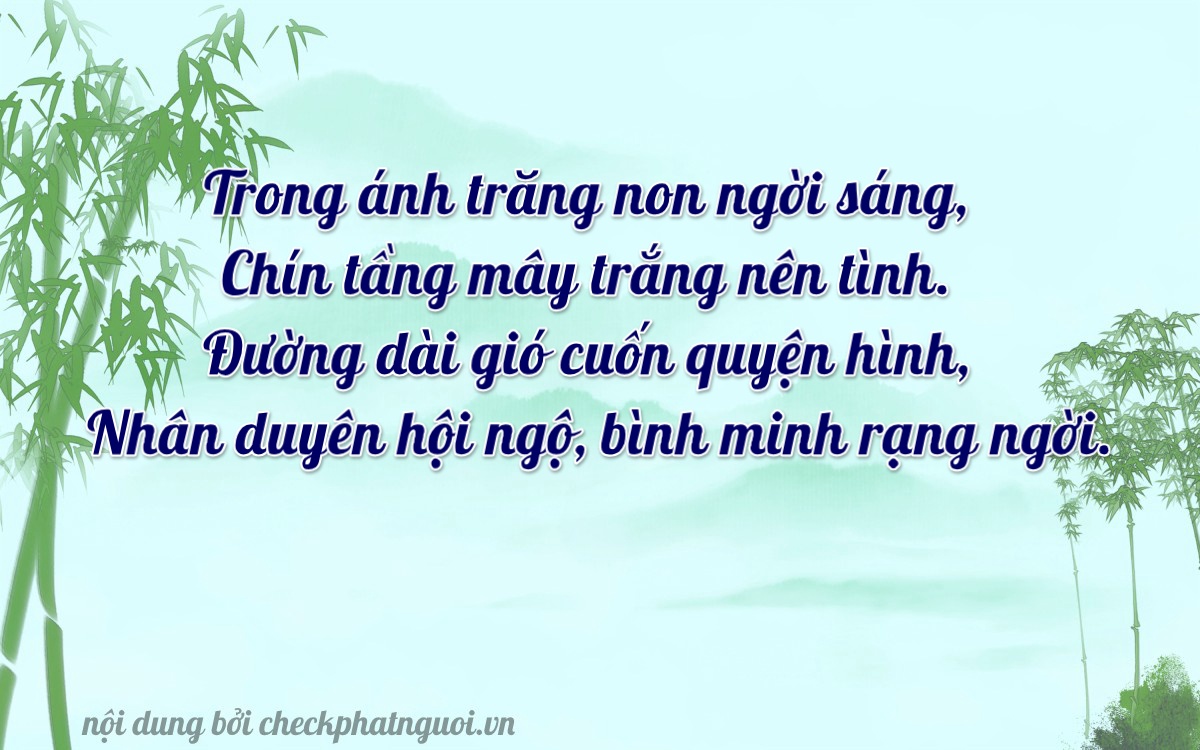 Bài thơ ý nghĩa cho <b>biển số 37B1-09613</b> tại website checkphatnguoi.vn