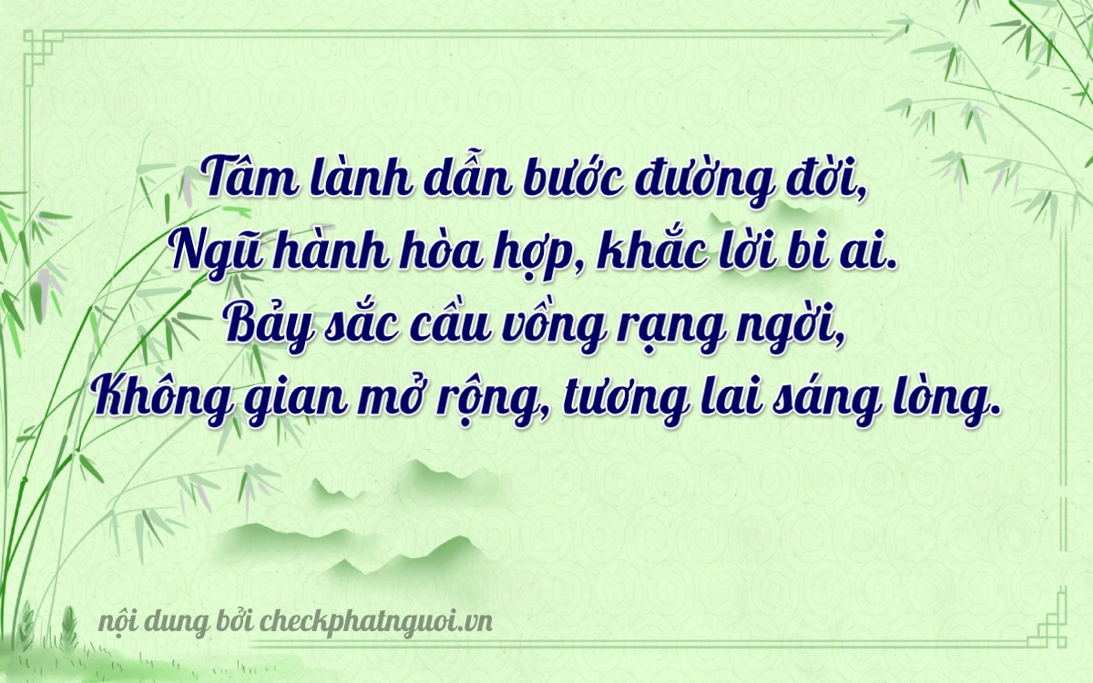 Bài thơ ý nghĩa cho <b>biển số 37B-12707</b> tại website checkphatnguoi.vn