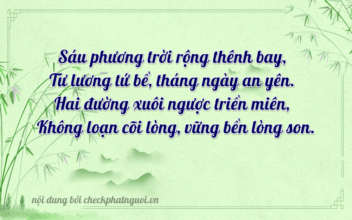 Bài thơ ý nghĩa cho <b>biển số 37B1-56208</b> tại website checkphatnguoi.vn