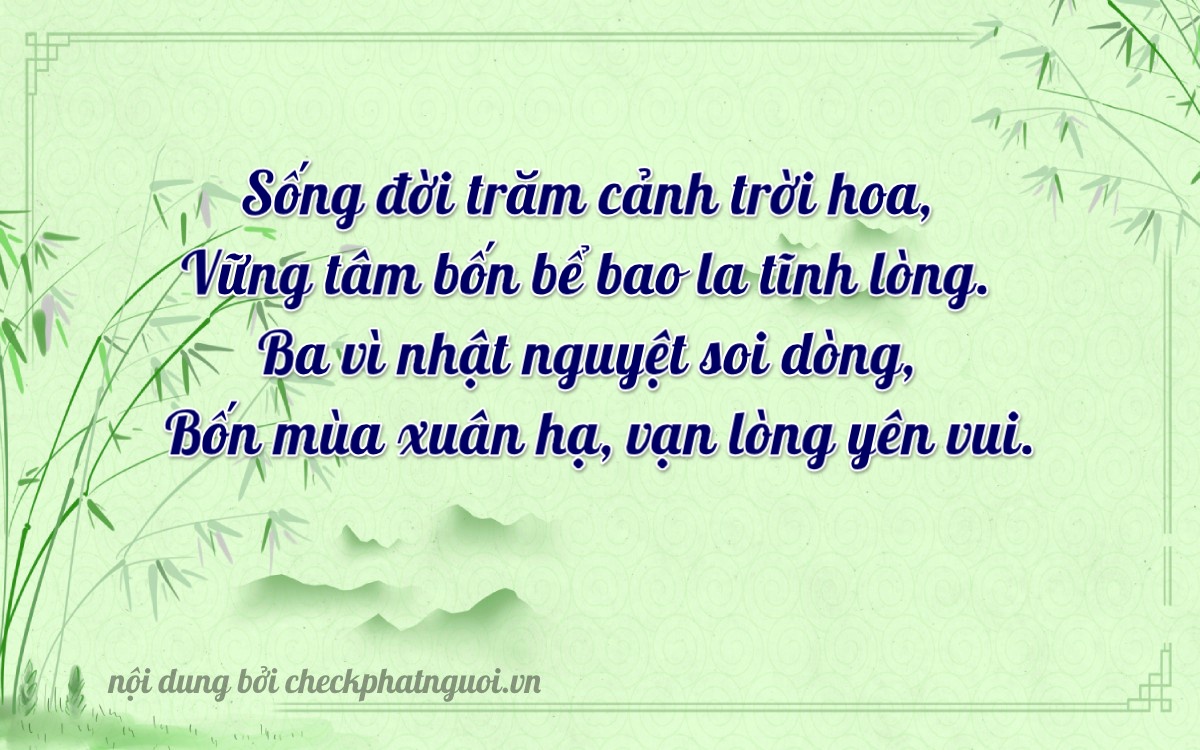 Bài thơ ý nghĩa cho <b>biển số 37B2-13334</b> tại website checkphatnguoi.vn