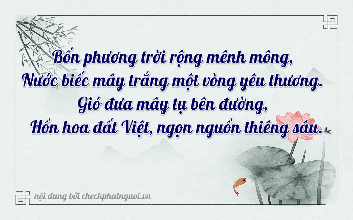 Bài thơ ý nghĩa cho <b>biển số 37B2-13413</b> tại website checkphatnguoi.vn