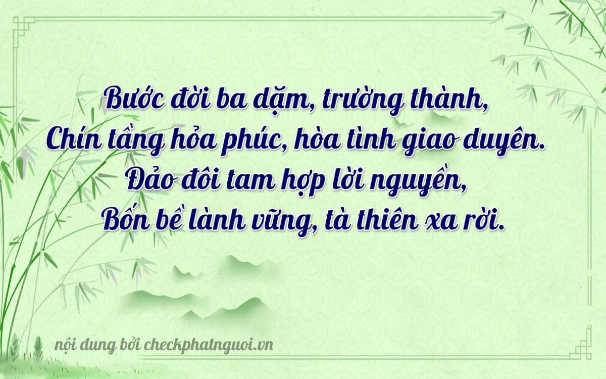 Bài thơ ý nghĩa cho <b>biển số 37B2-29394</b> tại website checkphatnguoi.vn
