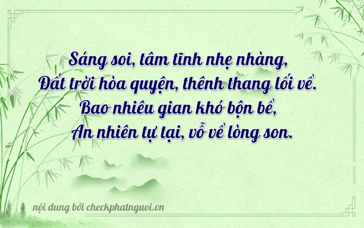 Bài thơ ý nghĩa cho <b>biển số 37B2-55221</b> tại website checkphatnguoi.vn