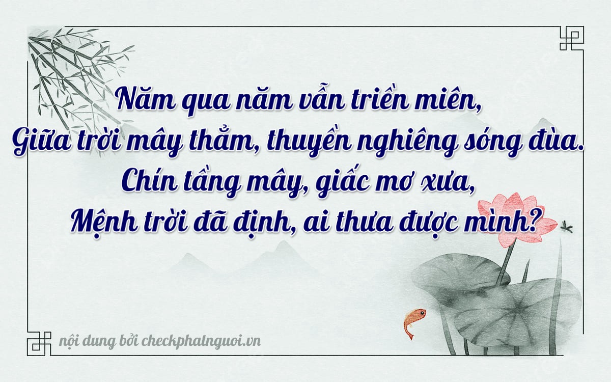Bài thơ ý nghĩa cho <b>biển số 37B2-55939</b> tại website checkphatnguoi.vn