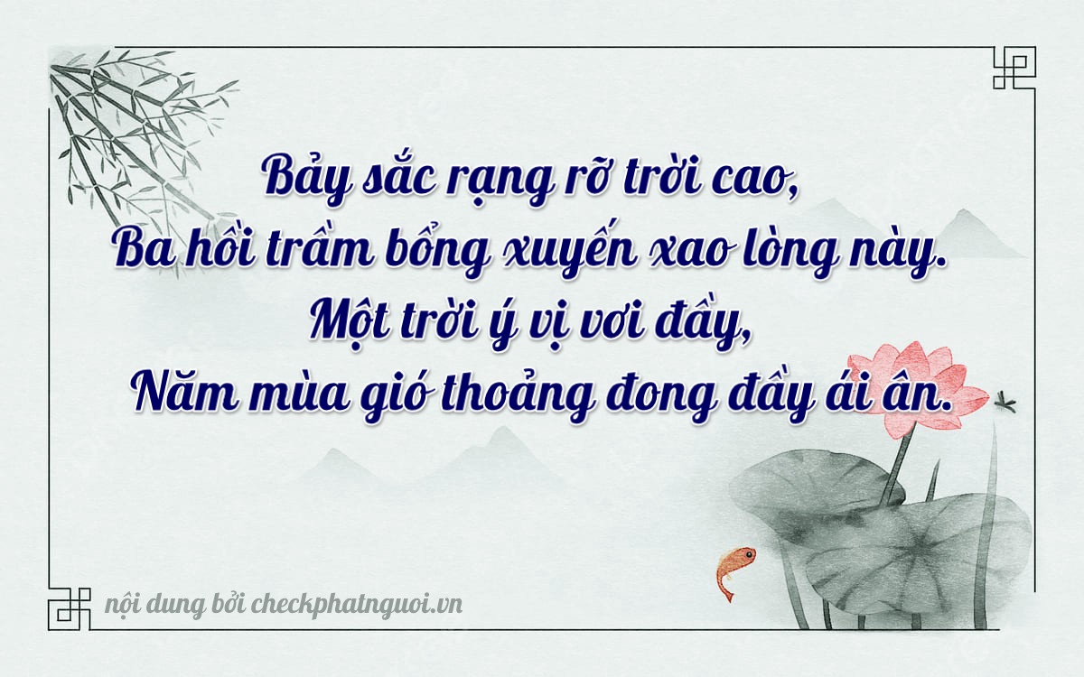 Bài thơ ý nghĩa cho <b>biển số 37B2-73156</b> tại website checkphatnguoi.vn