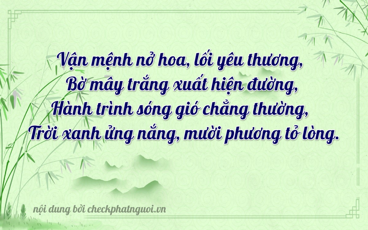 Bài thơ ý nghĩa cho <b>biển số 37B2-74821</b> tại website checkphatnguoi.vn