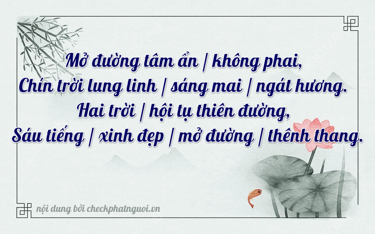 Bài thơ ý nghĩa cho <b>biển số 37B3-09266</b> tại website checkphatnguoi.vn