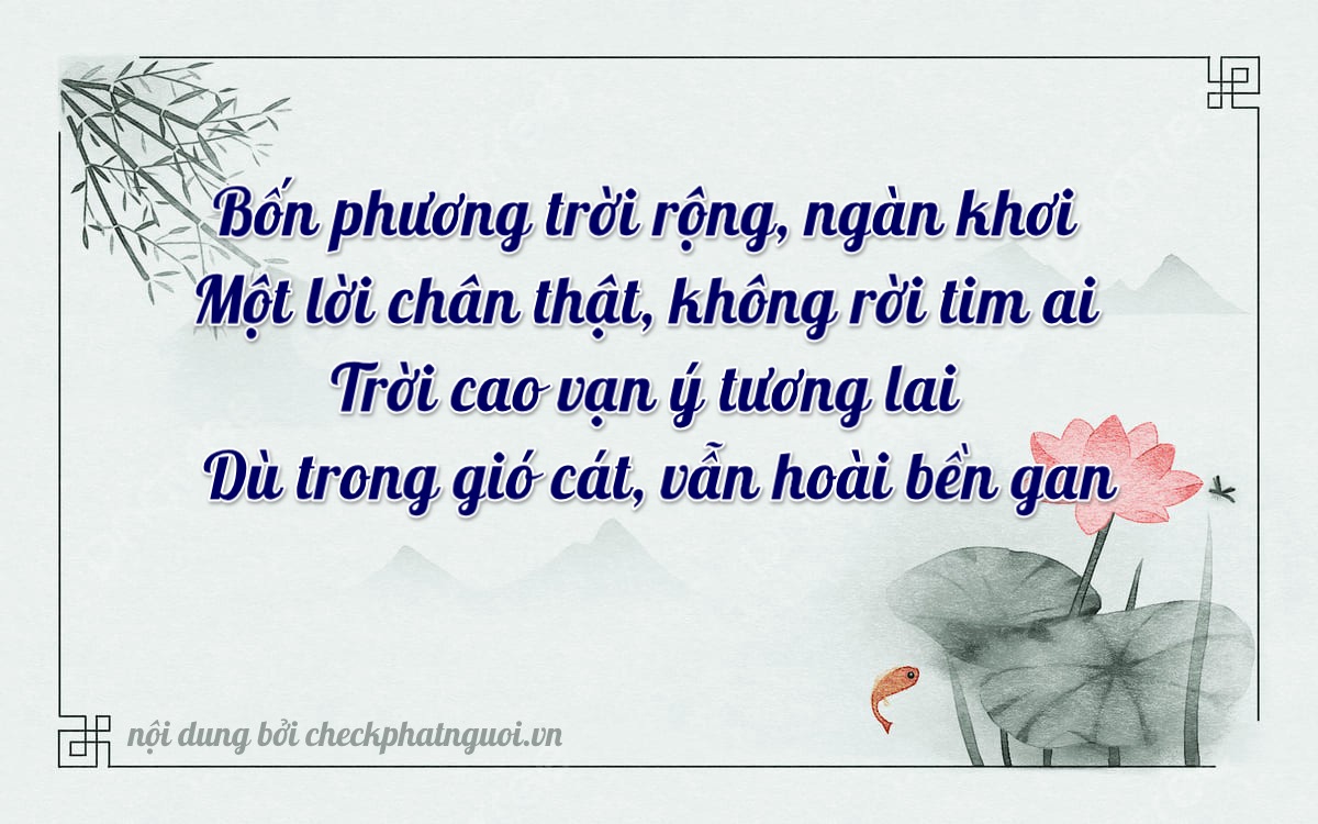 Bài thơ ý nghĩa cho <b>biển số 37B-44272</b> tại website checkphatnguoi.vn