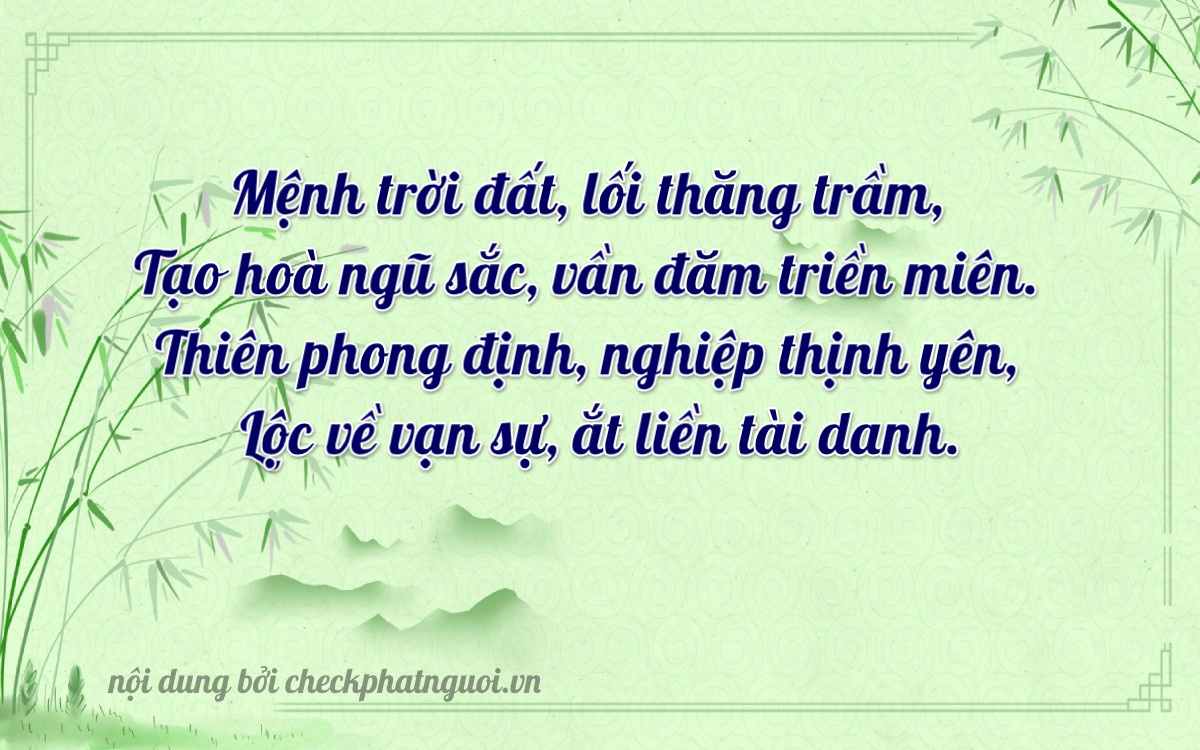Bài thơ ý nghĩa cho <b>biển số 37C-09324</b> tại website checkphatnguoi.vn