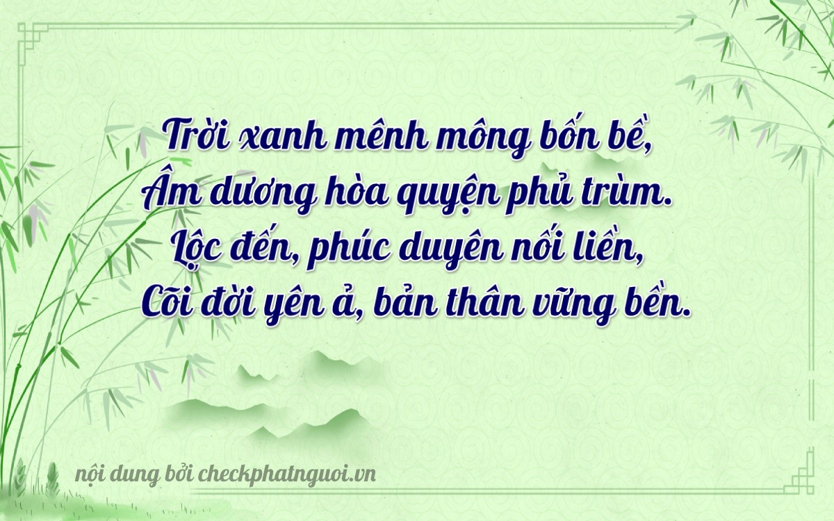 Bài thơ ý nghĩa cho <b>biển số 37C-16046</b> tại website checkphatnguoi.vn