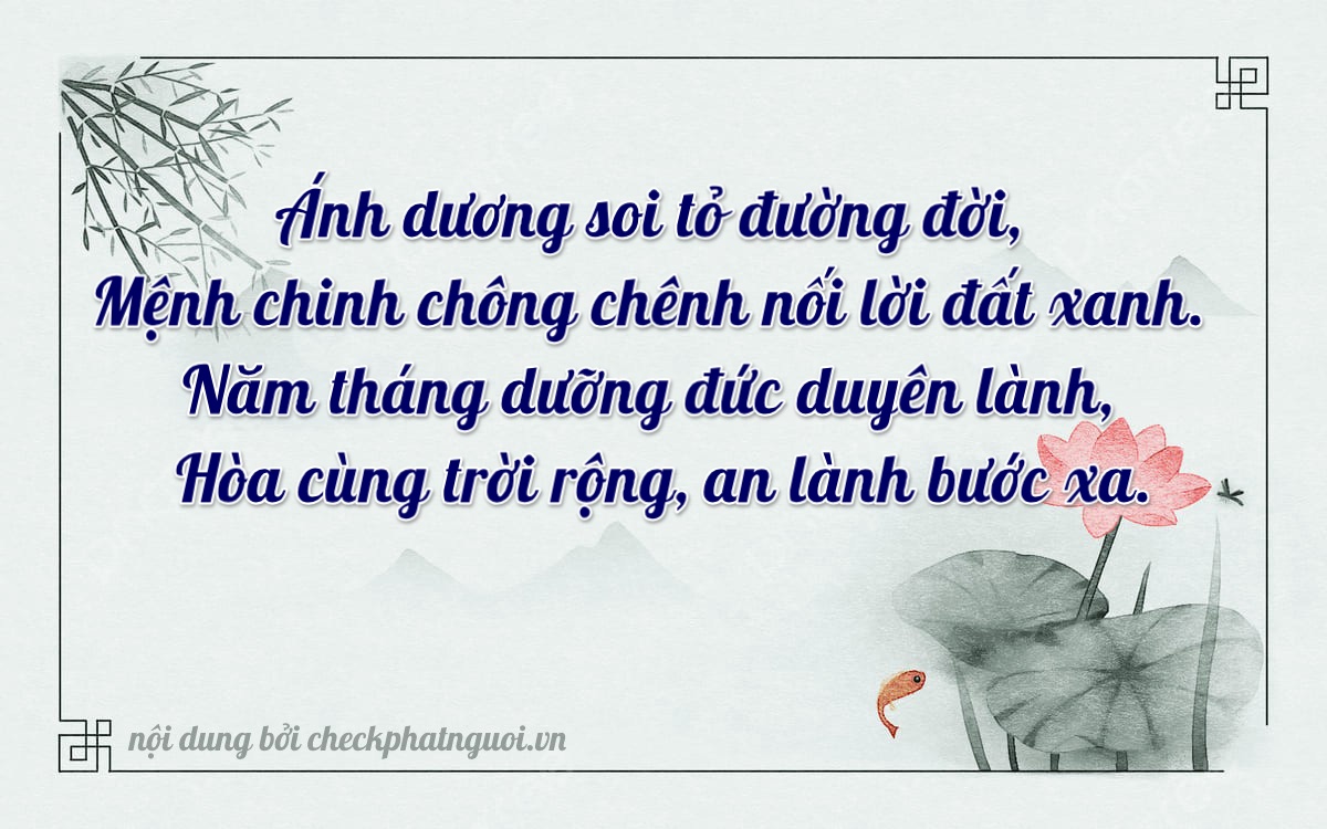 Bài thơ ý nghĩa cho <b>biển số 37C-29136</b> tại website checkphatnguoi.vn