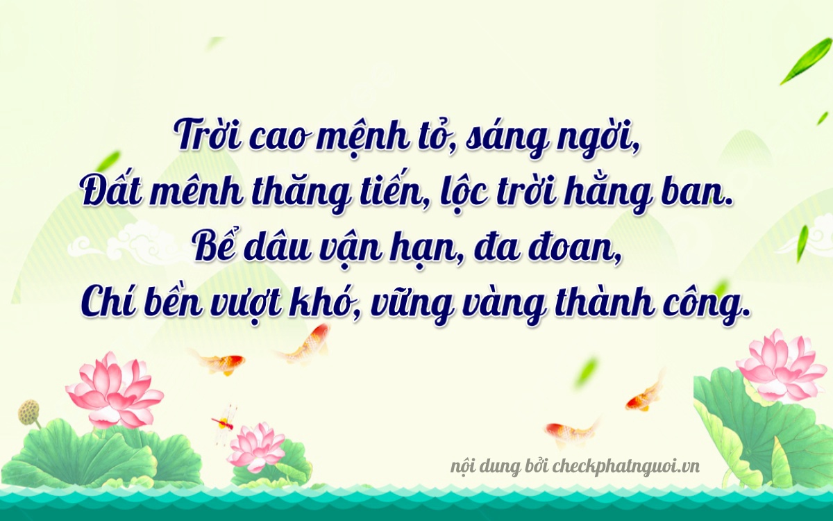 Bài thơ ý nghĩa cho <b>biển số 37C-32171</b> tại website checkphatnguoi.vn