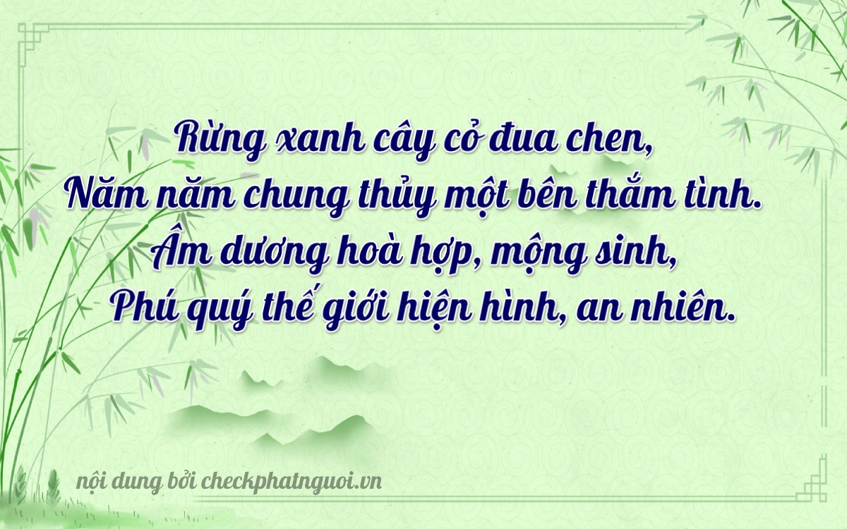 Bài thơ ý nghĩa cho <b>biển số 37C-35999</b> tại website checkphatnguoi.vn