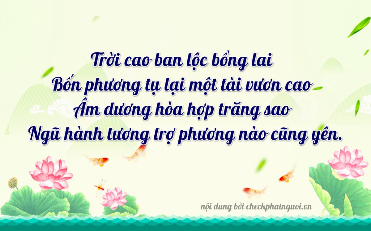 Bài thơ ý nghĩa cho <b>biển số 37C-38472</b> tại website checkphatnguoi.vn