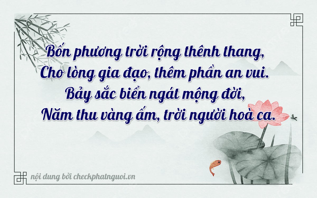 Bài thơ ý nghĩa cho <b>biển số 37C-40775</b> tại website checkphatnguoi.vn