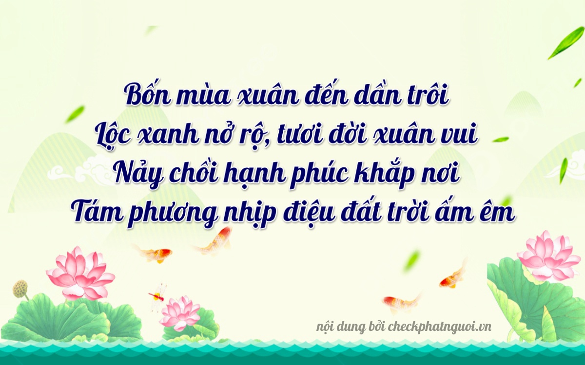 Bài thơ ý nghĩa cho <b>biển số 37C-44768</b> tại website checkphatnguoi.vn