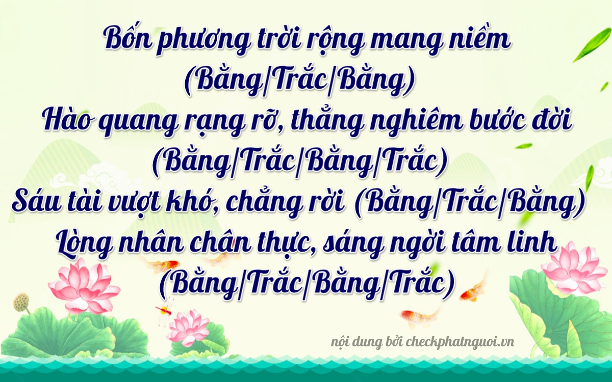 Bài thơ ý nghĩa cho <b>biển số 37C-46846</b> tại website checkphatnguoi.vn