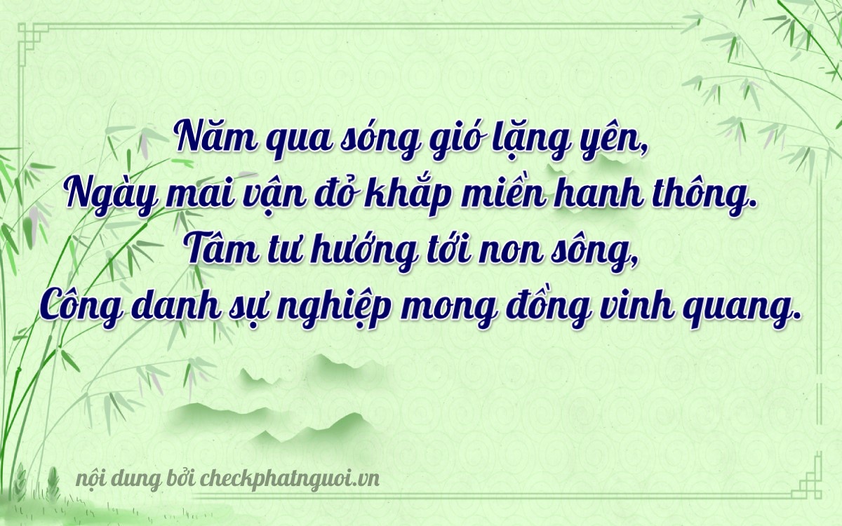 Bài thơ ý nghĩa cho <b>biển số 37C-54395</b> tại website checkphatnguoi.vn