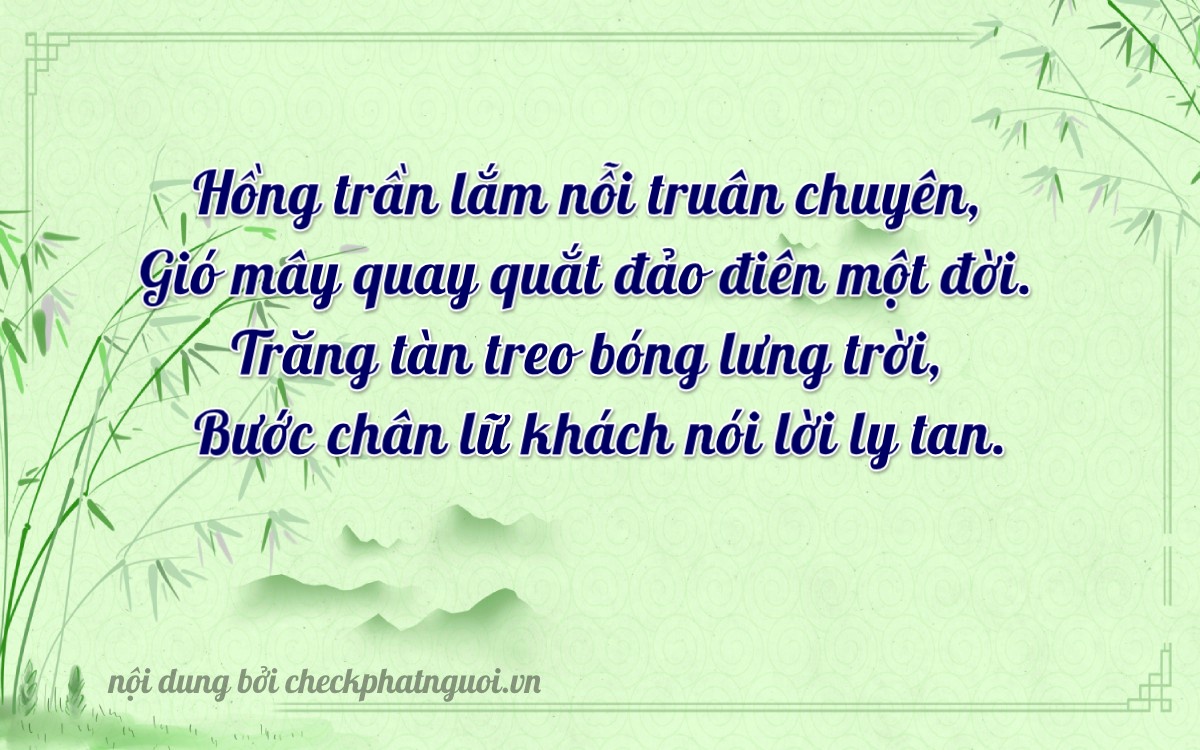 Bài thơ ý nghĩa cho <b>biển số 37D1-57944</b> tại website checkphatnguoi.vn