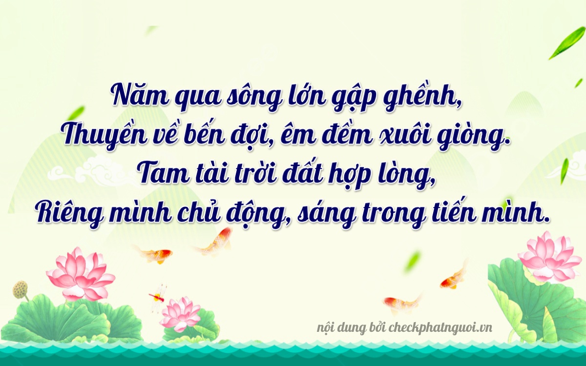 Bài thơ ý nghĩa cho <b>biển số 37D2-53989</b> tại website checkphatnguoi.vn