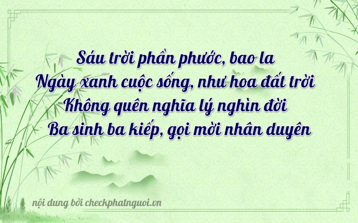Bài thơ ý nghĩa cho <b>biển số 37D2-60093</b> tại website checkphatnguoi.vn