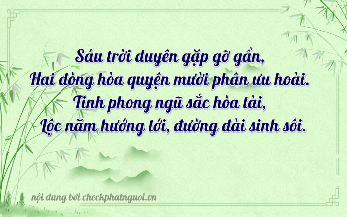 Bài thơ ý nghĩa cho <b>biển số 37D2-62558</b> tại website checkphatnguoi.vn