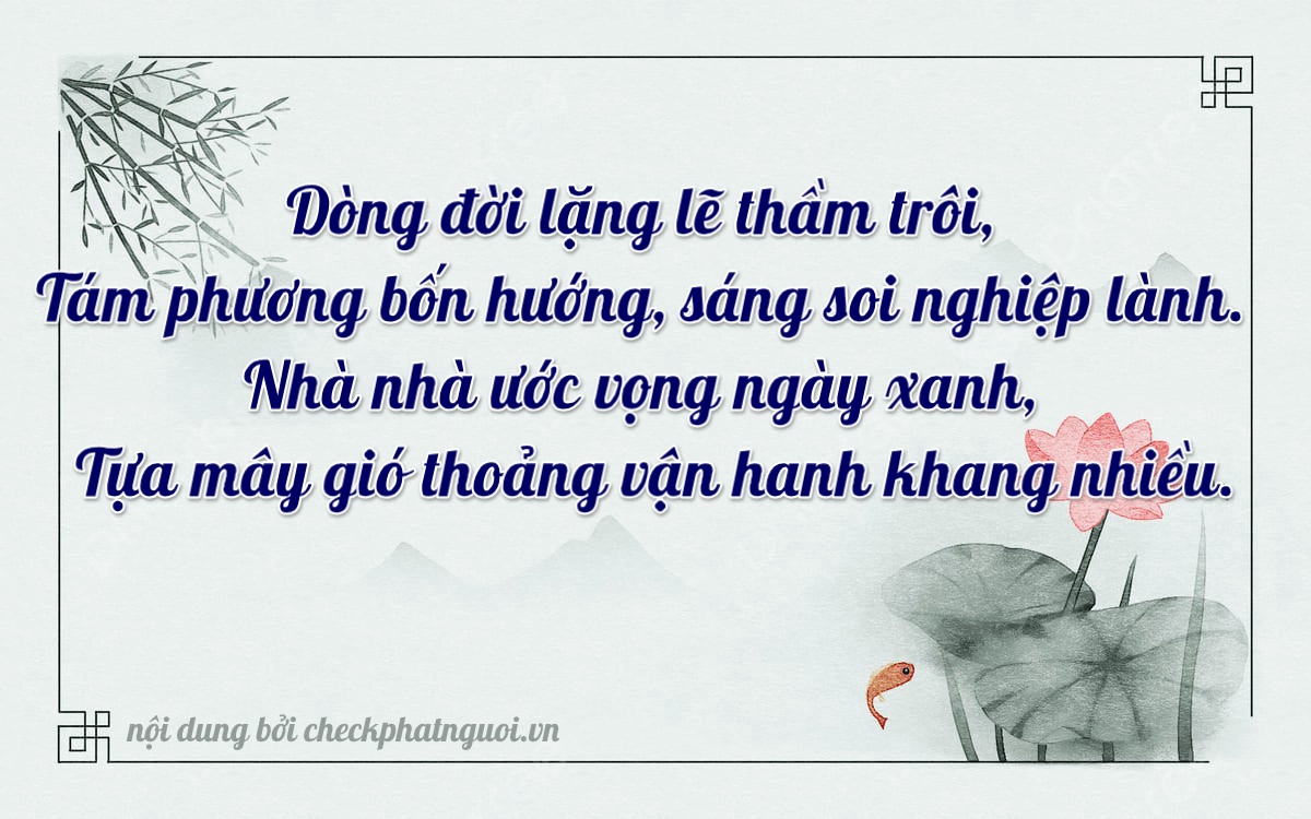 Bài thơ ý nghĩa cho <b>biển số 37EA-04658</b> tại website checkphatnguoi.vn