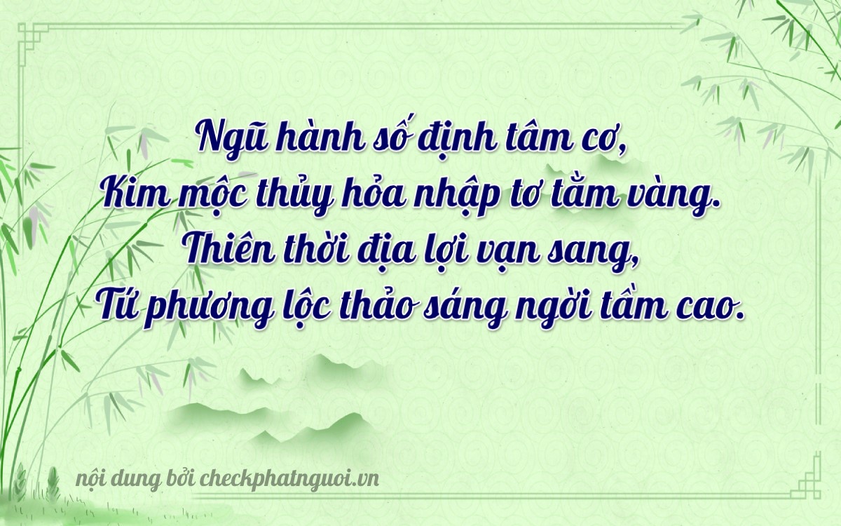 Bài thơ ý nghĩa cho <b>biển số 37F1-22622</b> tại website checkphatnguoi.vn