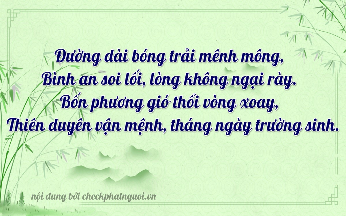 Bài thơ ý nghĩa cho <b>biển số 37F1-64872</b> tại website checkphatnguoi.vn