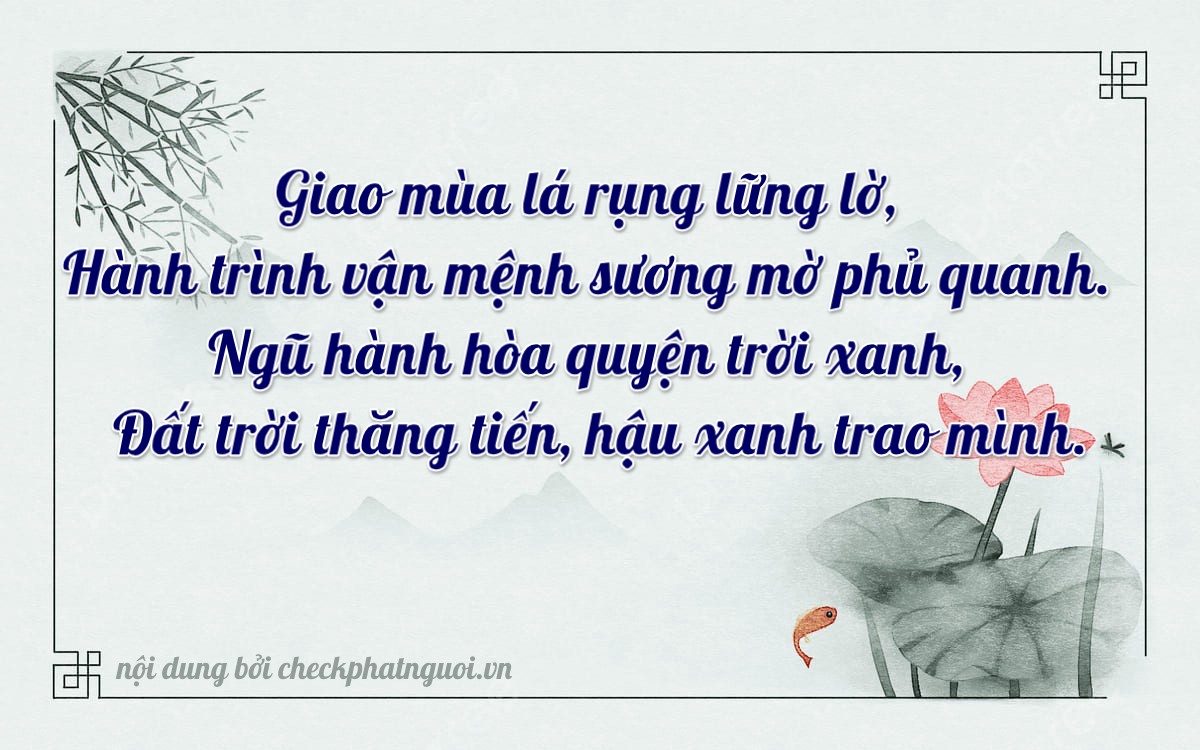 Bài thơ ý nghĩa cho <b>biển số 37G-15324</b> tại website checkphatnguoi.vn