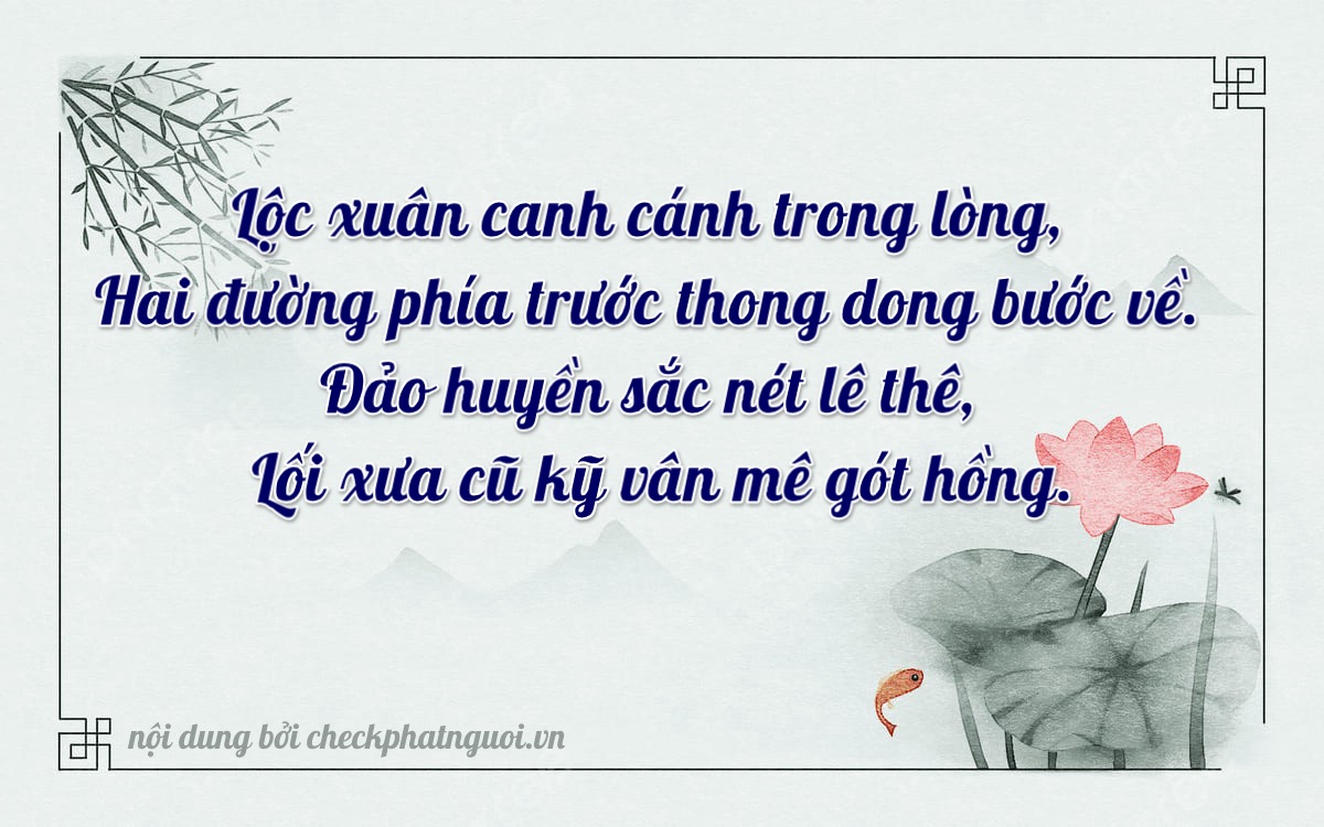 Bài thơ ý nghĩa cho <b>biển số 37GA-02633</b> tại website checkphatnguoi.vn
