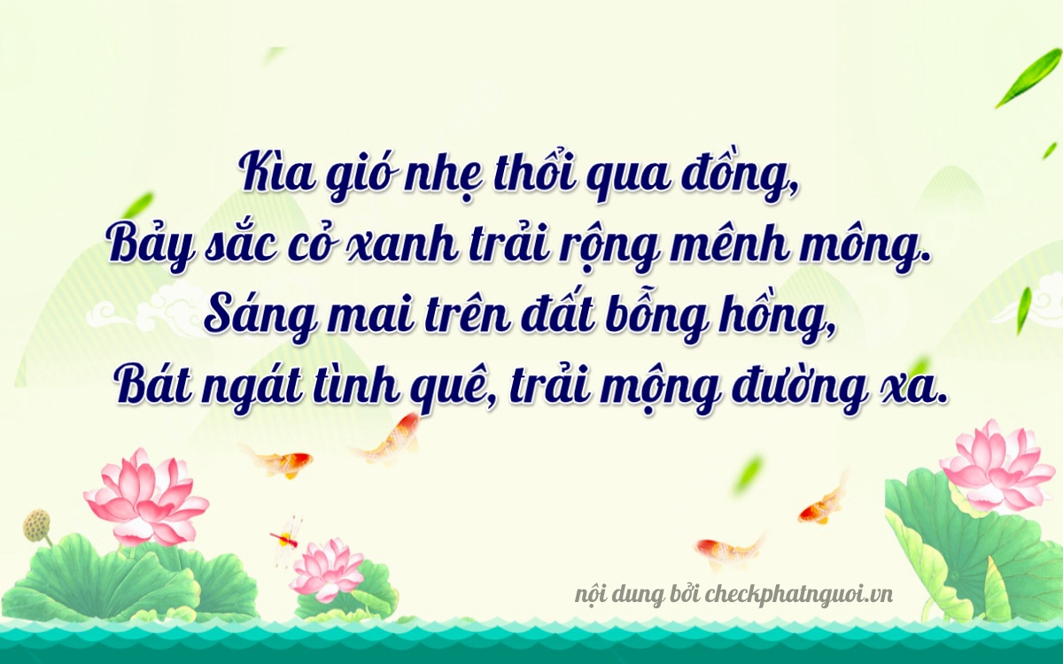 Bài thơ ý nghĩa cho <b>biển số 37H-07378</b> tại website checkphatnguoi.vn