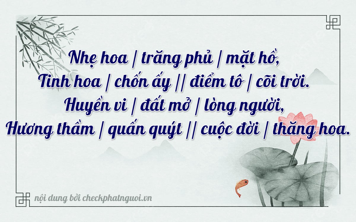 Bài thơ ý nghĩa cho <b>biển số 37H-08296</b> tại website checkphatnguoi.vn