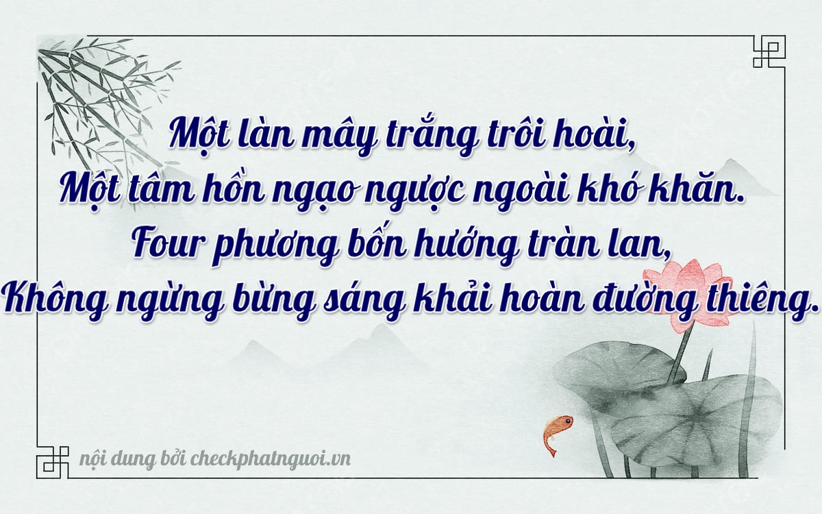 Bài thơ ý nghĩa cho <b>biển số 37H-11440</b> tại website checkphatnguoi.vn