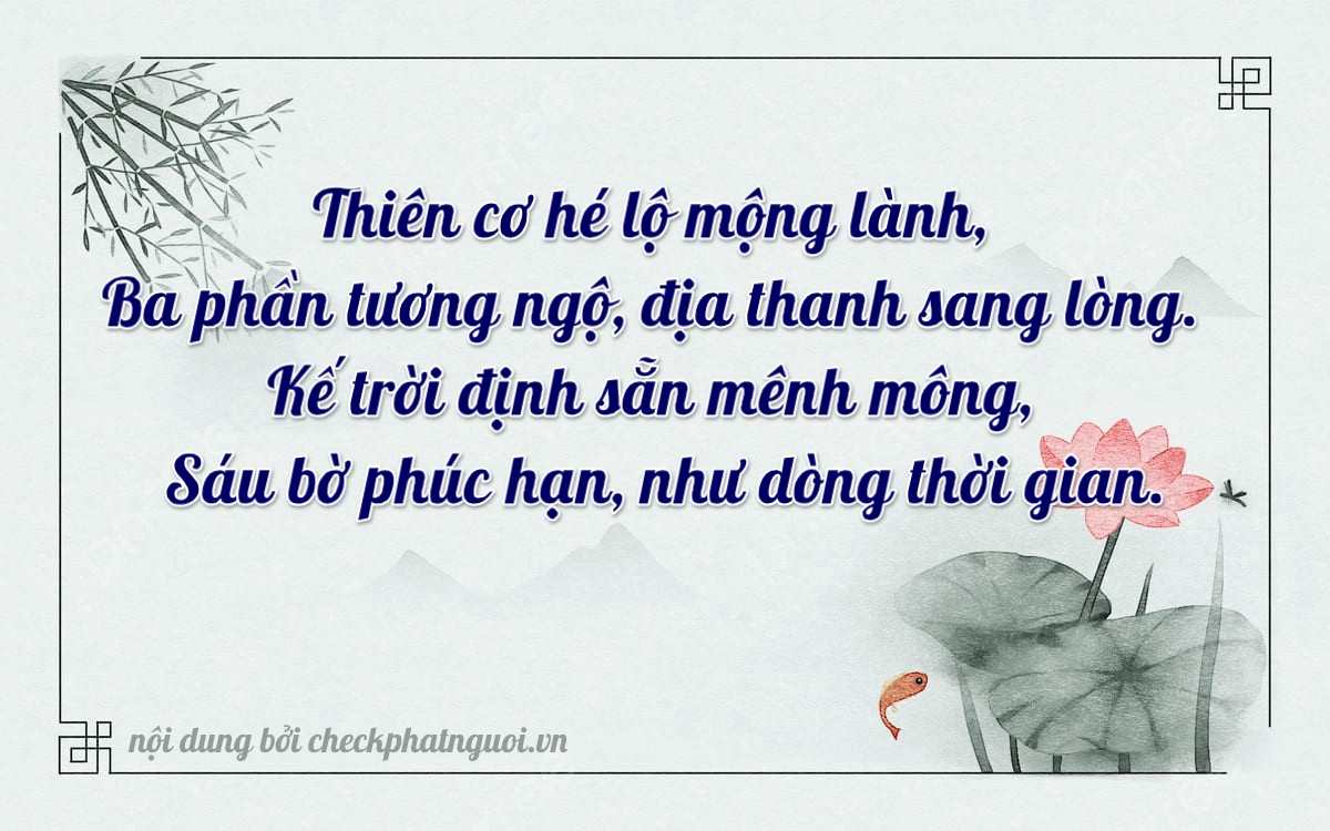 Bài thơ ý nghĩa cho <b>biển số 37H1-38869</b> tại website checkphatnguoi.vn