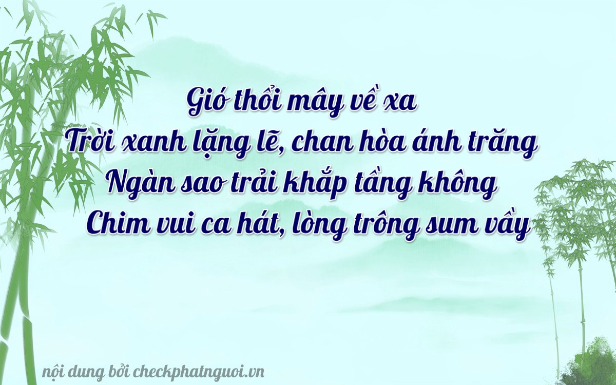 Bài thơ ý nghĩa cho <b>biển số 37H2-01960</b> tại website checkphatnguoi.vn