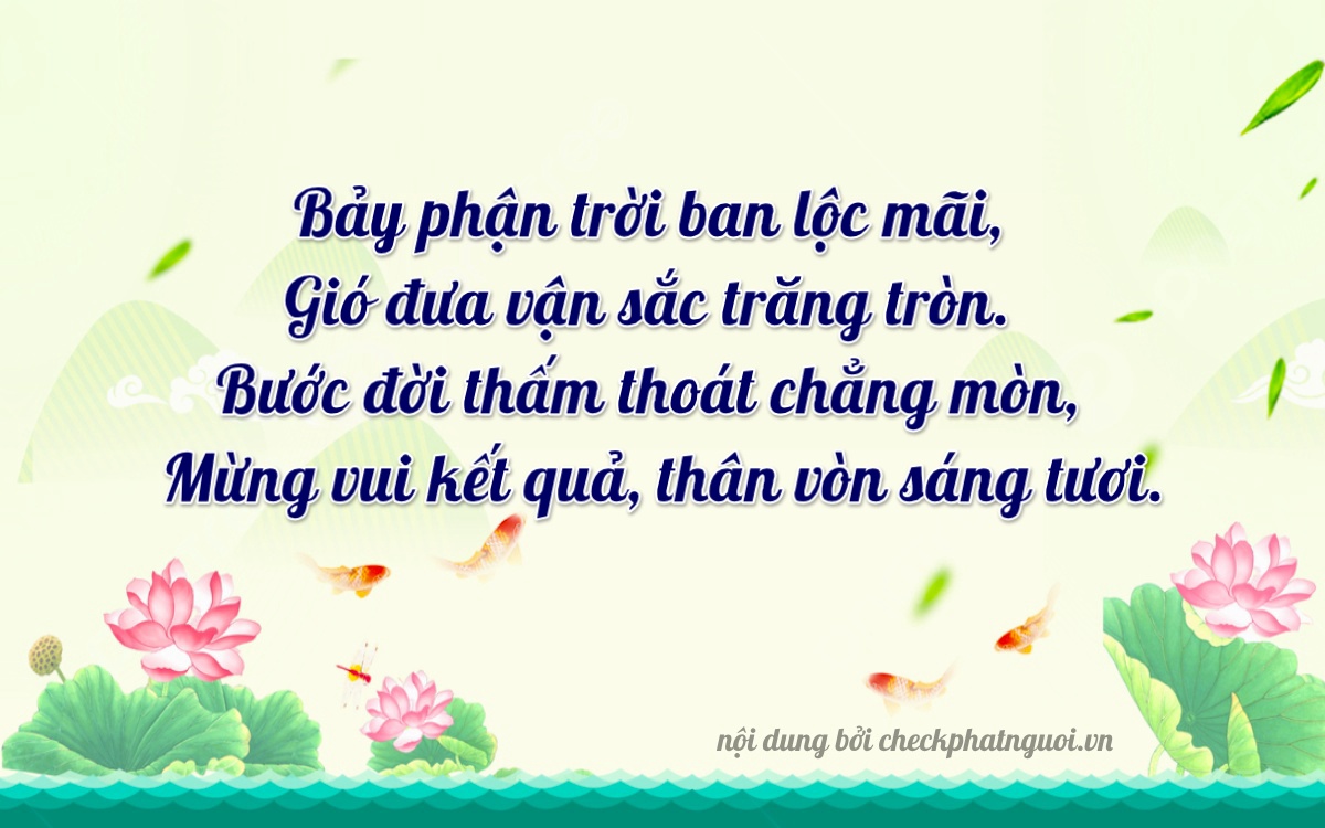 Bài thơ ý nghĩa cho <b>biển số 37K-01787</b> tại website checkphatnguoi.vn