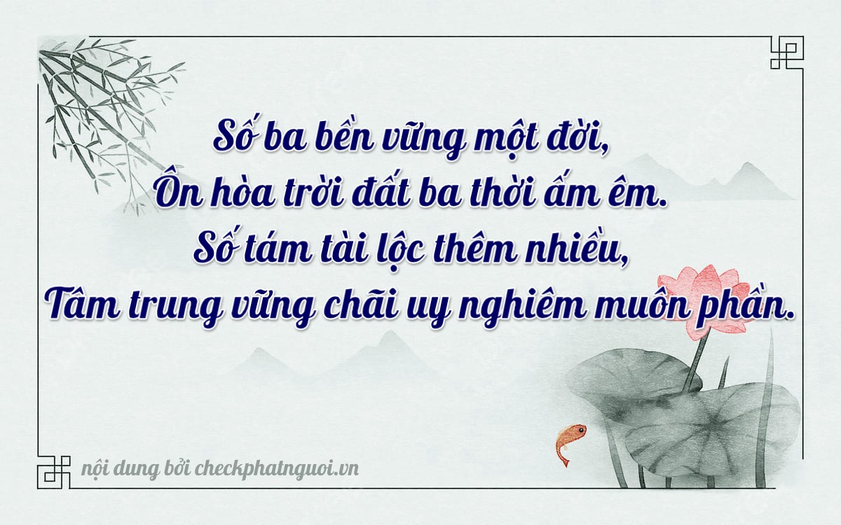 Bài thơ ý nghĩa cho <b>biển số 37K-02888</b> tại website checkphatnguoi.vn