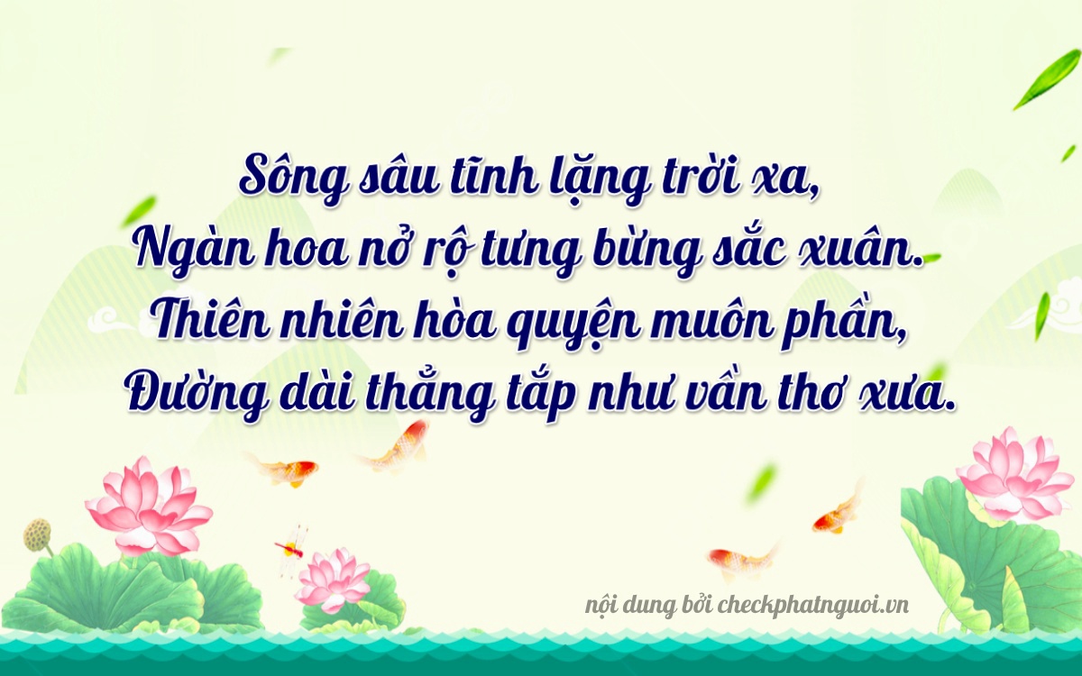 Bài thơ ý nghĩa cho <b>biển số 37K-04056</b> tại website checkphatnguoi.vn