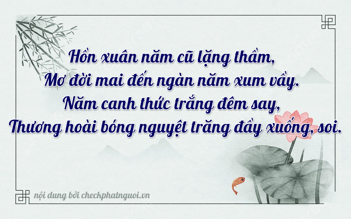 Bài thơ ý nghĩa cho <b>biển số 37K-04595</b> tại website checkphatnguoi.vn