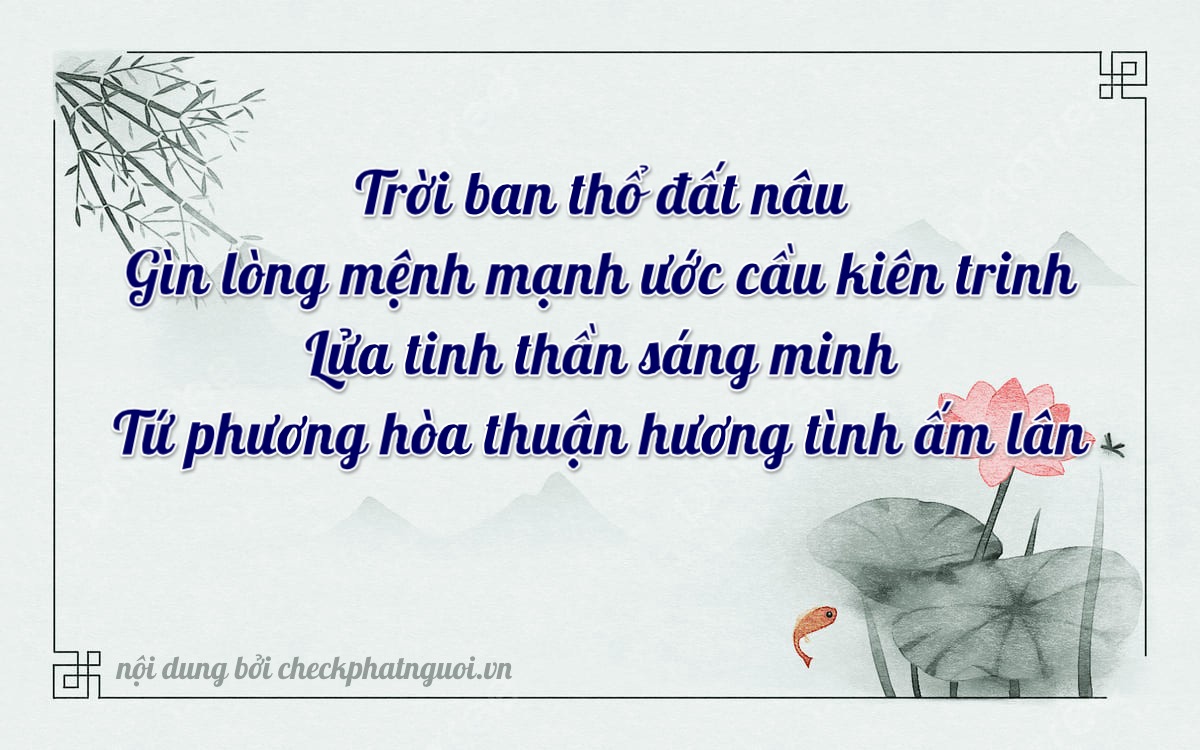Bài thơ ý nghĩa cho <b>biển số 37K-08504</b> tại website checkphatnguoi.vn