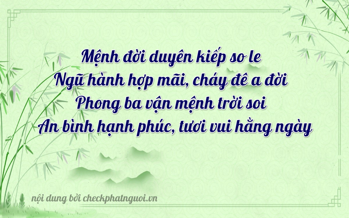 Bài thơ ý nghĩa cho <b>biển số 37K-09175</b> tại website checkphatnguoi.vn
