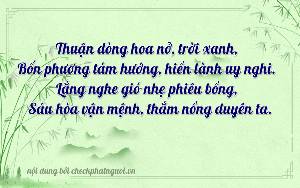 Bài thơ ý nghĩa cho <b>biển số 37K-14860</b> tại website checkphatnguoi.vn