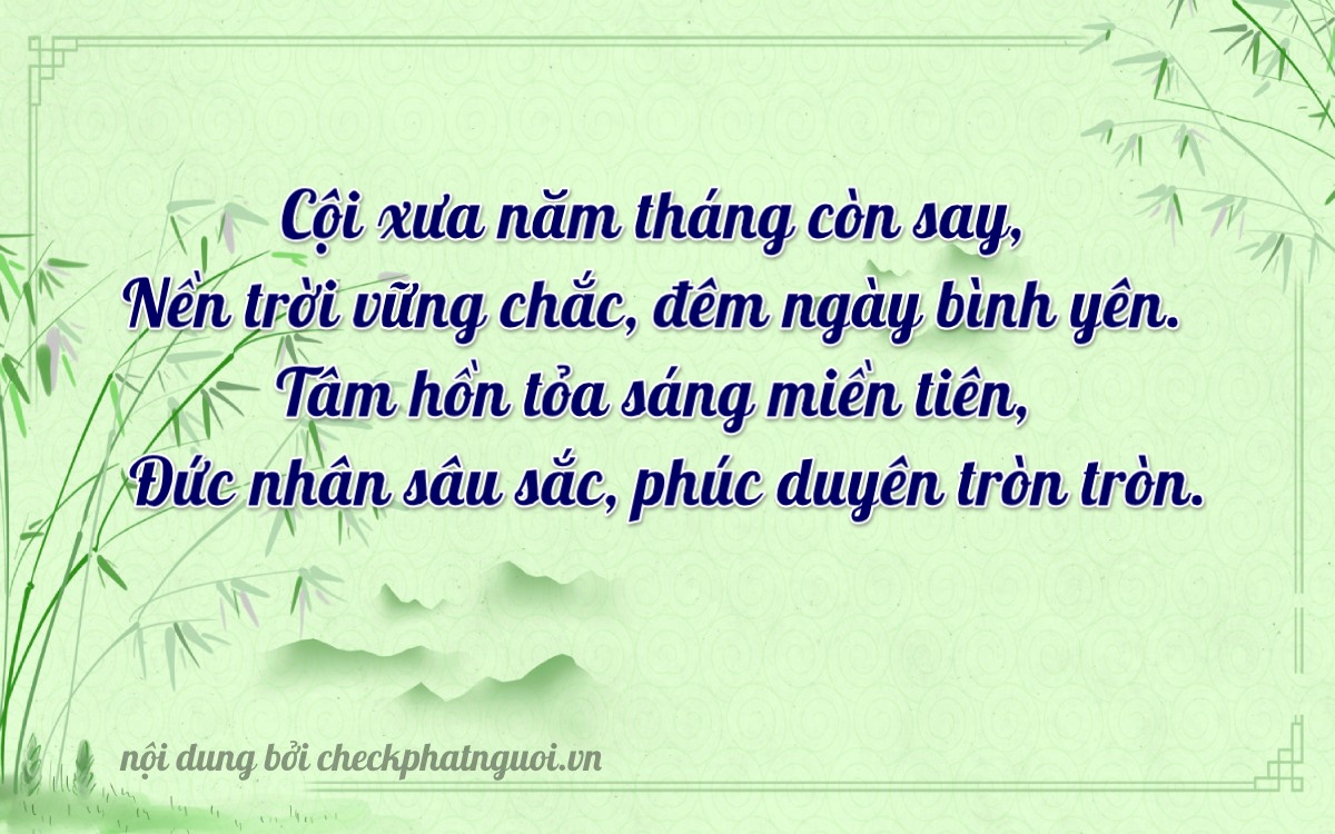 Bài thơ ý nghĩa cho <b>biển số 37K-16086</b> tại website checkphatnguoi.vn