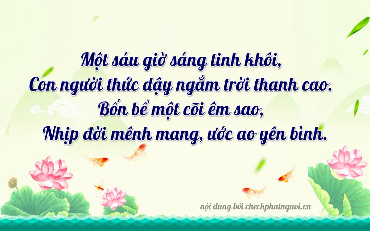 Bài thơ ý nghĩa cho <b>biển số 37K-16416</b> tại website checkphatnguoi.vn