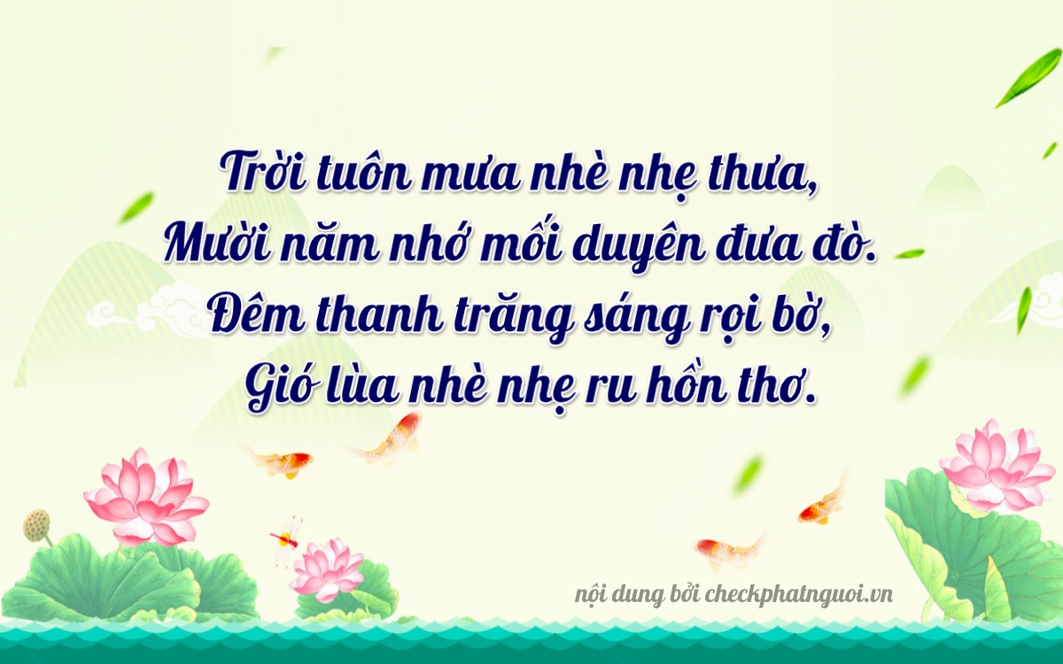 Bài thơ ý nghĩa cho <b>biển số 37K-17012</b> tại website checkphatnguoi.vn